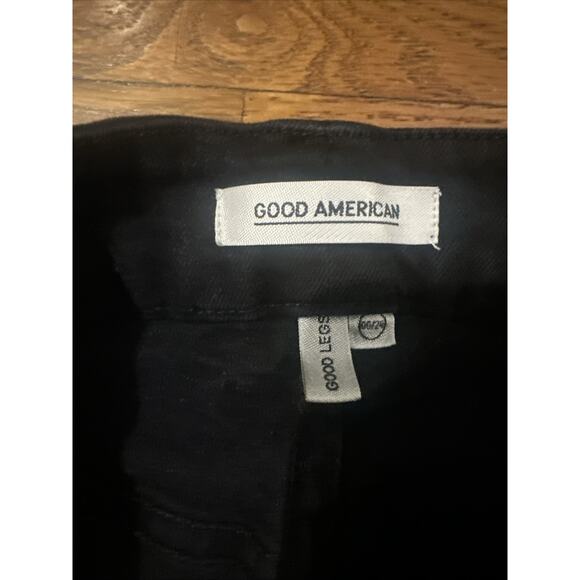 Good American Jeans Women’s Black 00/24 Good Legs - Picture 4 of 11